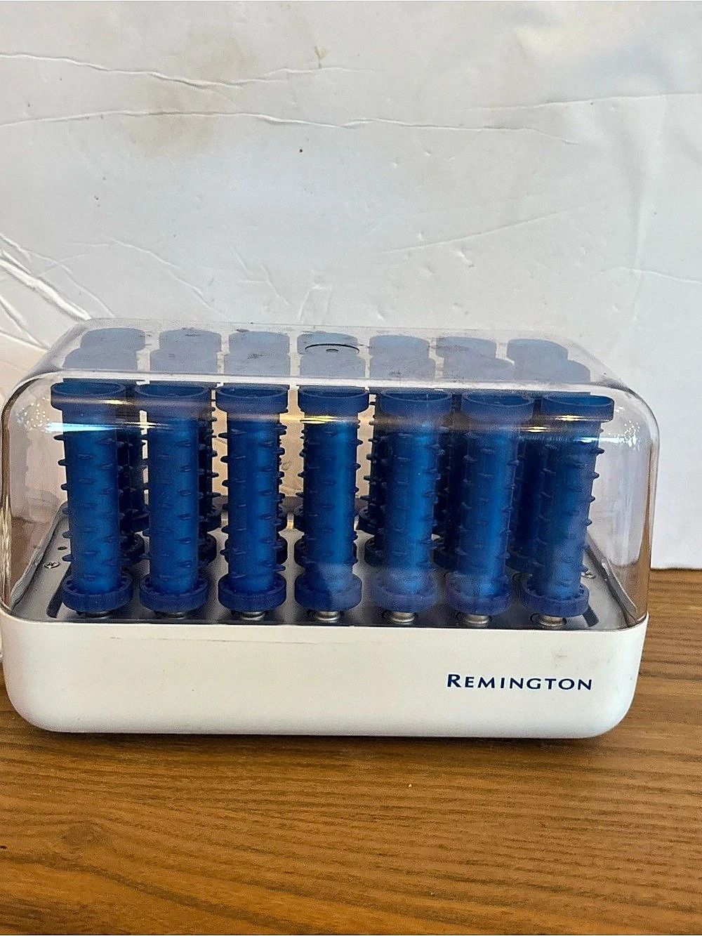 Remington HC-21SP Heated Hair Roller Set White & Blue curlers pageant cheer danc